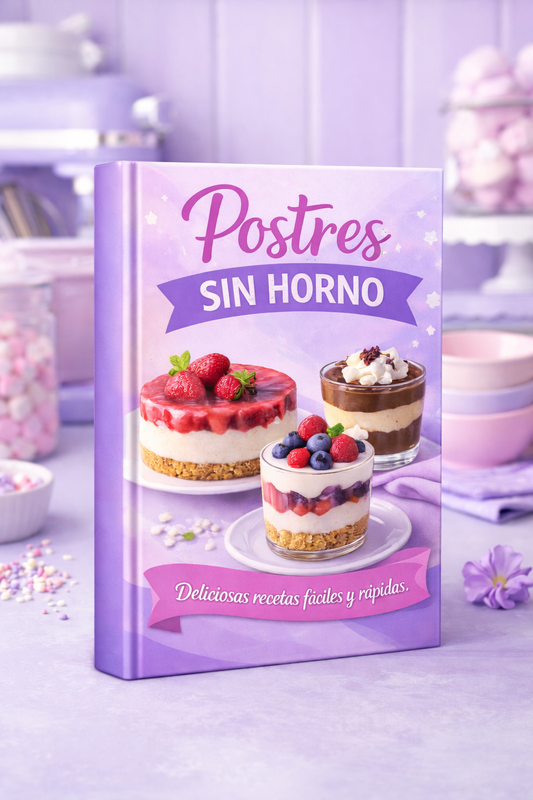 POSTRES SIN HORNO + 12 BONOS ¡¡GRATIS!! 🎁🎁🎁